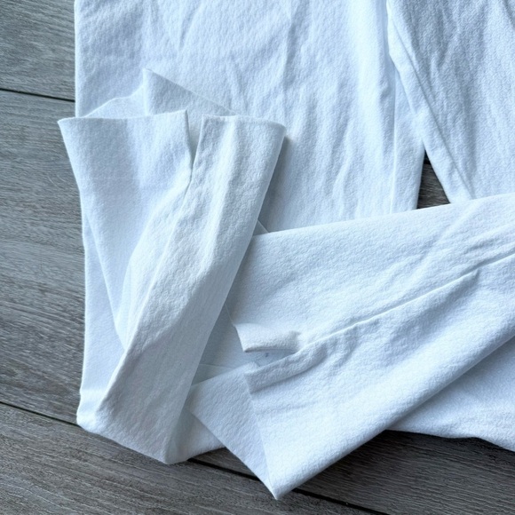 NWT Hilary Radley White Slim Fit Cropped Pants - Picture 3 of 11